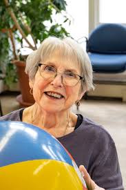 Serving up chair volleyball