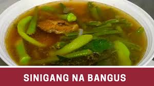 How To Cook Sinigang Na Bangus With Talbos Ng Kamote Leftover Fish Recipe Youtube