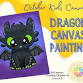 October kids canvas painting event image