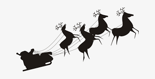 Sleigh a sledge or cart on runners pulled by horses or reindeer over. Santa Claus Reindeer Christmas Sled Santa Sleigh Silhouette Png Png Image Transparent Png Free Download On Seekpng