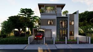 Artstation 3 Storey House Design 12 X 5 M 166 Sq M House Design 8 Renante Mosqueda
