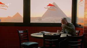 Karl Pilkington Enjoying Local Cuisine An Idiot Abroad Pizza Hut Karl Pilkington Egypt