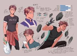 Riku Bnha Oc Character Design My Hero Academia Character Art