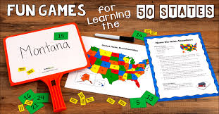 Geography games for review of states and landscape in the united states. Fun Games For Learning The 50 States