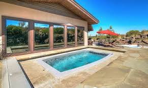 A pool in your backyard. Small Inground Pool Design Inside And Outside Installations