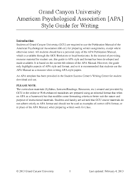 Read on for more tips. Pdf Grand Canyon University American Psychological Association Apa Style Guide For Writing Afreen Ali Academia Edu