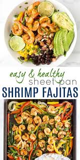 An Easy Sheet Pan Shrimp Fajita Recipe That Is Epic Recipe Fajita Recipe Shrimp Fajita Recipe Shrimp Fajitas