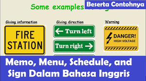 Dilengkapai dengan informasi jenis bus, daerah tujuan dan waktu. Latihan Soal Memo Menu Schedule And Sign Dalam Bahasa Inggris Pilihan Ganda L Pembahasan Jawaban Youtube
