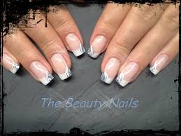 Nageldesign bilder schwarze nägel weiße punkte. The Beauty Nails Nagelstudio Und Fusspflegestudio French Mit Weiss