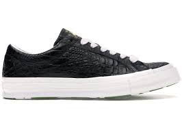 Converse x golf le fleur gianno ox in bright concord/meerkat. Converse One Star Ox Golf Le Fleur Faux Skin Black 165524c