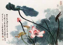 张大千谈如何画梅 画荷 画竹 才府 lotus art lotus painting flower painting