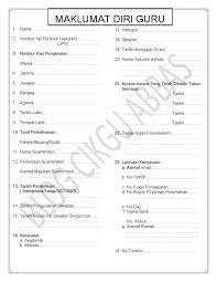 0.1 format kulit luar fail folio ppgb. Maklumat Diri Guru Buku Rph