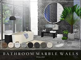 There are a wide range of colours available in marble and you can choose any shade. Pralinesims Bathroom Marble Walls