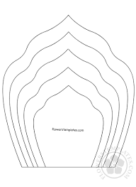 White paper lanterns, star paper lanterns, nylon silk lanterns Paper Flower Petal Template Flowers Templates