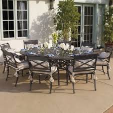 Carlisle Dining In Slate Finish Frontgate Outdoor Dining Furniture Round Patio Table Outdoor Dining Table