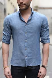 Chemise chambray japonais blue drapeau noir. Japan Line La Chemise Haut De Gamme En Chambray Japonais Maruwa Chemise Vetements Japonais Mode Homme