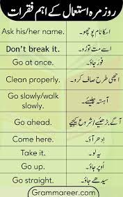 Imperative Sentences Examples With Urdu Translation Imperative Sentences English Vocabulary Words English Words