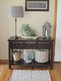 Feature Projects Home Decor A Lovely Entryway From Hall Table Decor Entrance Table Decor Entry Hall Table
