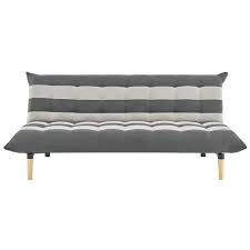 Жилье le logement se compose: Lina Banquette Clic Clac 3 Places Contemporain Capitonne Tissu Bicolore Gris L 189 X P 95 X H 86 Cm Achat Vente Clic Clac Cdiscount