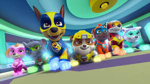 Paw Patrol Mighty Pups All Pups Bunny Rescue Training Day