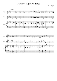 Dummies helps everyone be more knowledgeable and confident in applying what they know. Mozart S Alphabet Song Sheet Music For Piano Vocals Mixed Trio Download And Print In Pdf Or Midi Free Sheet Music Musescore Com
