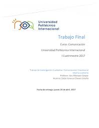Maybe you would like to learn more about one of these? Universidad Politecnica Internacional Jess Marquez Gaspar Comunicacion Proyecto Final De Ejemplo Pagina 1 Created With Publitas Com
