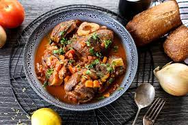Osso buco is traditionally served with saffron rissoto, risotto milanese. Osso Bucco Ang Sarap