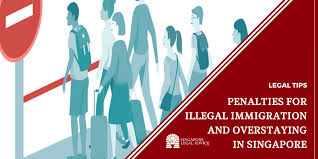 The term illegal alien, which is not even a legal term, implies that a person's existence is criminal, and is based on the misconception that an it's not fair that many immigrants go through the proper channels and wait time to come legally, while others come illegally quickly and then demand rights. Penalties For Illegal Immigration And Overstaying In Singapore Singaporelegaladvice Com