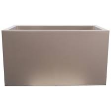 Bac riviera loft, 100% recyclable et de fabrication française, parfait pour votre intérieur. Riviera Bac A Retention D Eau La Box 80 X 40 Cm Gris Taupe Cdiscount Jardin