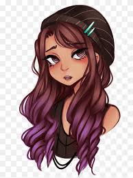 My hair color has no affect on my employment, as i work from home. Drawing Cartoon Anime Sketch Purple Face Black Hair Png Pngwing