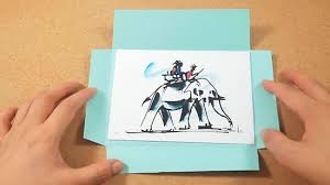 Do not worry about the line as it will be hidden in the inside of the envelope. How To Make A Greeting Card Envelope 11 Steps With Pictures