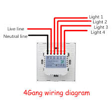 Dotted lines show alternative switch positions. 4 Gang 1 Way Switch Wiring Diagram 84 Chevy Pickup Tail Light Wiring Diagram Reverse Light Begeboy Wiring Diagram Source