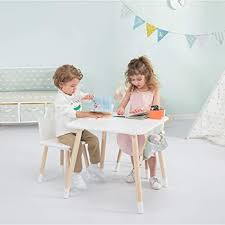 Pieces are light and easy to carry, yet durable to handle the rough and tumble of everyday play. Kids Wood Play Around Activity Table And Chair Set Modern Kids Furniture Kids Desk Chair Toddler Table