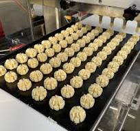 Automatic Cookie Dough Press Depositor Machine New for Bakery Use for Milk Water Flour Ingredients