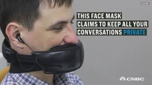 Muzzle chatty colleagues or keep your phone calls private with this face  mask