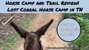 Lost Corral Horse Camp Review Horse Camping With My Donkey Youtube Horse Camp Horseback Riding Trails Horses