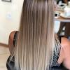 Poker straight hair works like magic in showing off your balayage hair in all its glory, especially when cut in a sharply angled bob. 3