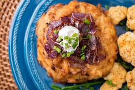 This Recipe For Vegan Baked Potato Latkes Contains No Eggs And Is From Mark Reinfeld S The 30 Minu Vegan Brunch Recipes Vegan Baked Potato Sweet Potato Latkes