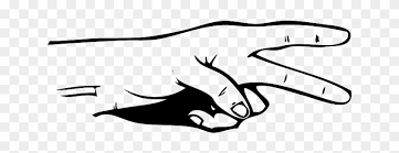 Barber shop equipment vector icon. Scissors Outline Hand Open Human Palm Finger Rock Paper Scissors Clip Art Free Transparent Png Clipart Images Download