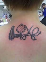 Pin By Ashley Wagner On Hair Hairstylist Tattoos Hairdresser Tattoos Tattoos