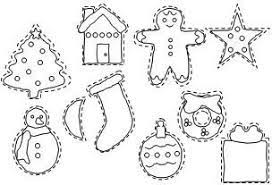 And its outlines are nice and simple, too, so you can cut it out and put it up on display when done. 100 Day Activities Apples Bake Printable Christmas Ornaments Printable Christmas Decorations Paper Christmas Decorations