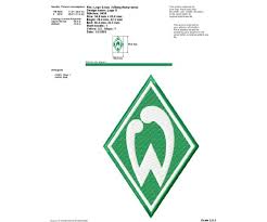 Werder bremen one of the illustration of my personal project #bundesliga #futbol #football #fussball #werderbremen. Werder Bremen Logo Machine Embroidery Design For Instant Download