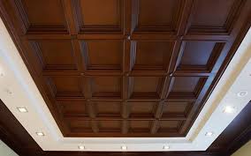 Soffitto in legno con travi a vista: Controsoffitti A Cassettoni Roma Arredamenti Su Misura