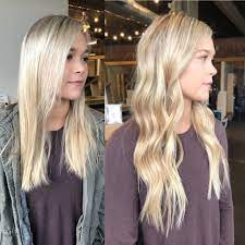 Long Blonde Hair Extensions Transformation Alli Hand Tied Extensions On Instagra Hand Tied Extensions Hand Tied Hair Extensions Long Blonde Hair Extensions