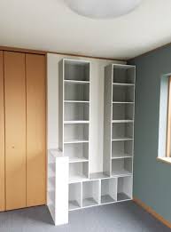 大型収納に カラーボックスの組み合わせ色々 暮らしニスタ カラーボックス 収納 アイデア 壁面収納