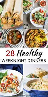 Make Ahead Meals 29 Recipes For Easy Weeknight Dinners Healthy Weeknight Dinners Weeknight Dinner Healthy Weeknight Meals