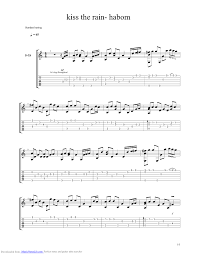 This song is sung by yiruma. Kiss The Rain Chord C Chord Walls