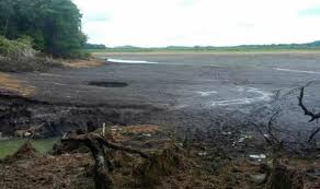 mexico news: lake empties leaving