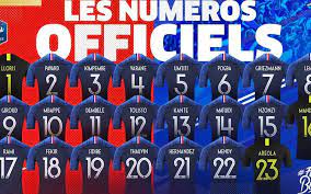Toutes les news, les vidéos et les résultats de l'equipe de france de football: Coupe Du Monde 2018 Voici Les Numeros De Maillot Des Bleus Le Parisien