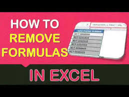 How to delete data but keep your formulas in excel? 3 Quick Ways To Excel Remove Formula Myexcelonline
